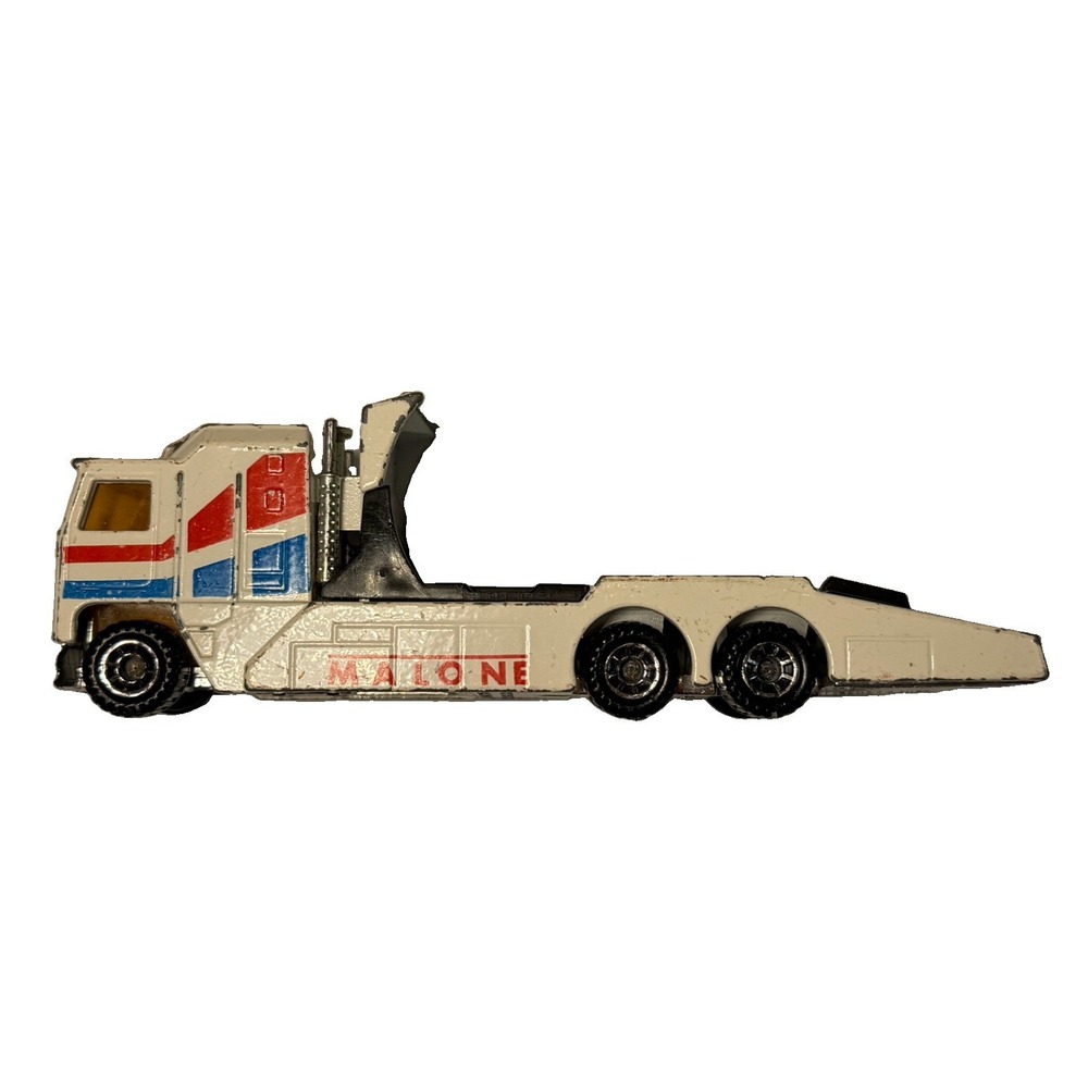 1983 Matchbox Convoy CY-10 Kenworth Malone Racing Transporter England Vintage